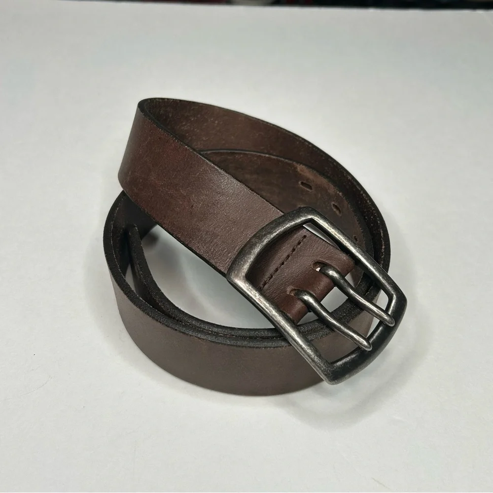 Old Navy Brown Men's SZ S Leather Belt Western Country Timeless Everyday Casual